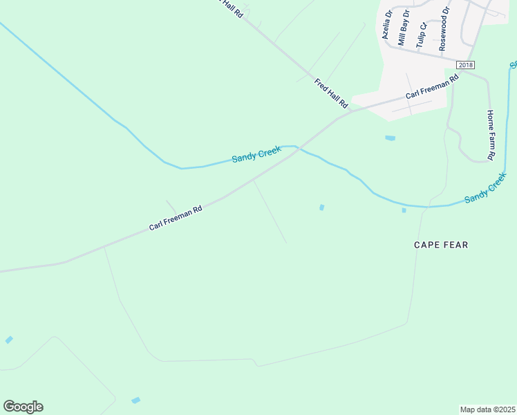 map of restaurants, bars, coffee shops, grocery stores, and more near 1121 Carl Freeman Road in Stedman