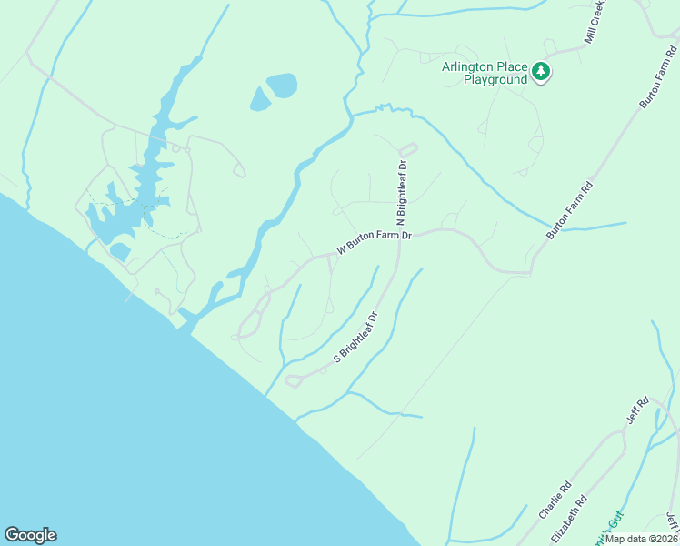 map of restaurants, bars, coffee shops, grocery stores, and more near Pintail Drive in Minnesott Beach