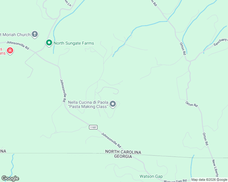 map of restaurants, bars, coffee shops, grocery stores, and more near 89 Box Turtle Lane in Murphy