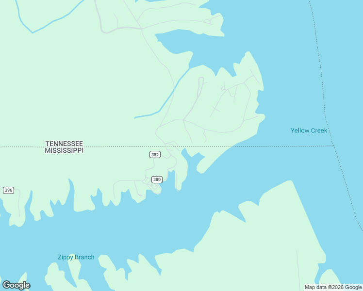 map of restaurants, bars, coffee shops, grocery stores, and more near 325 County Road 380 in Iuka