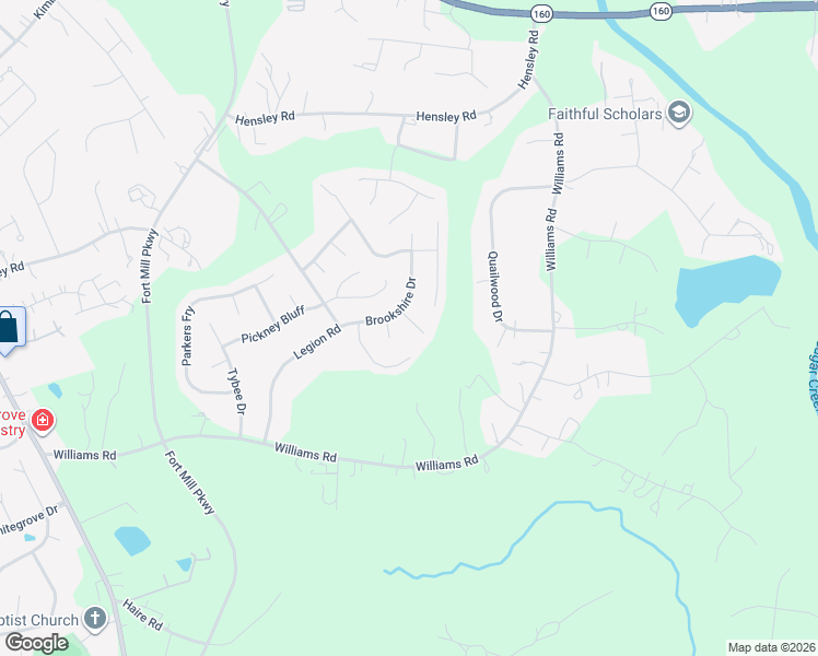 map of restaurants, bars, coffee shops, grocery stores, and more near 712 Cody Court in Fort Mill