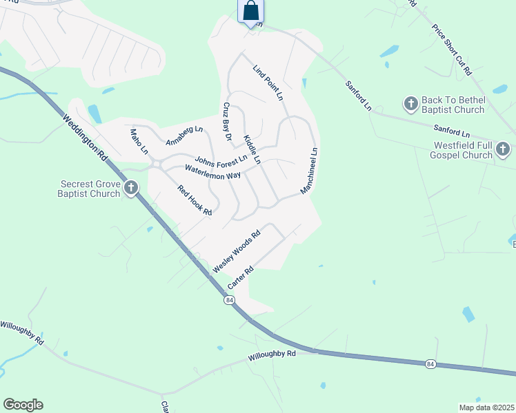 map of restaurants, bars, coffee shops, grocery stores, and more near 4404 Marys Point Road in Monroe