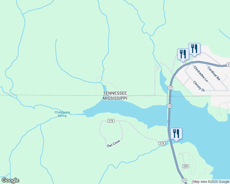 map of restaurants, bars, coffee shops, grocery stores, and more near 835 Yellow Creek Lane in Counce