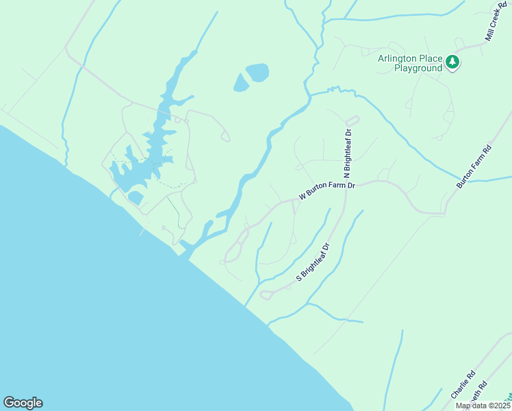 map of restaurants, bars, coffee shops, grocery stores, and more near 53 West Point Court in Minnesott Beach