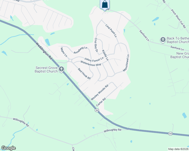 map of restaurants, bars, coffee shops, grocery stores, and more near 4327 Red Hook Road in Monroe