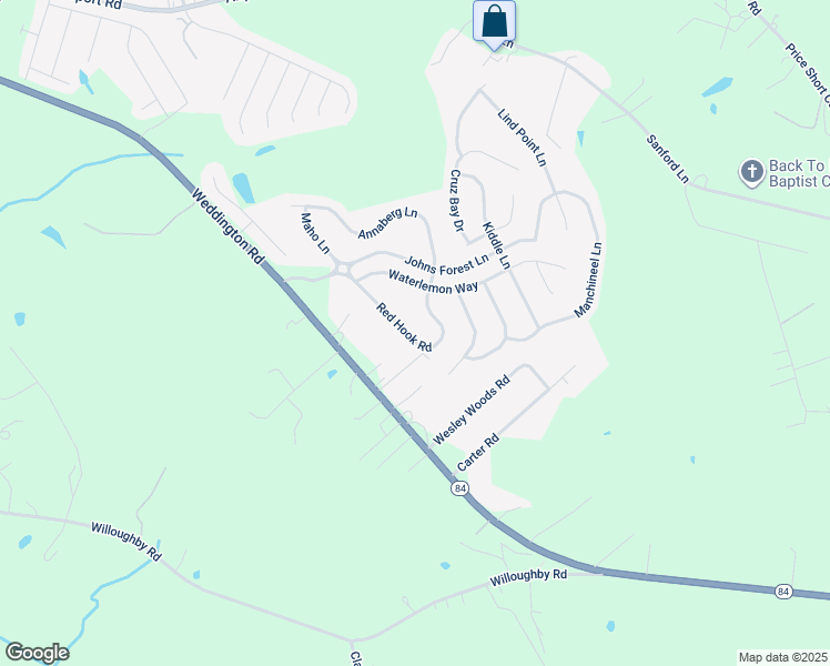 map of restaurants, bars, coffee shops, grocery stores, and more near 4424 Red Hook Road in Monroe