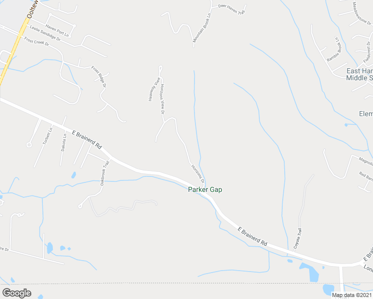map of restaurants, bars, coffee shops, grocery stores, and more near 2039 Horizons Drive in Ooltewah