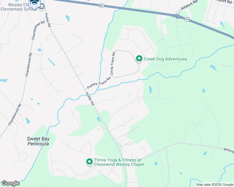map of restaurants, bars, coffee shops, grocery stores, and more near 1017 Potters Bluff Road in Monroe
