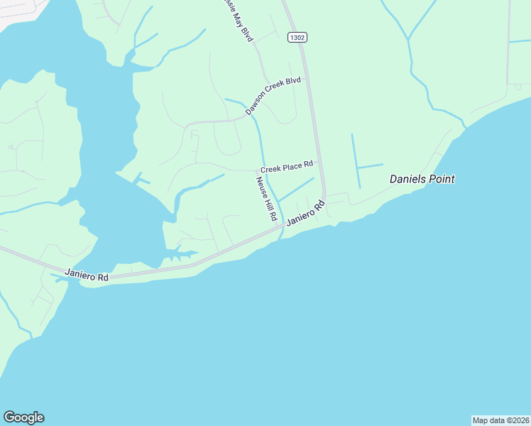 map of restaurants, bars, coffee shops, grocery stores, and more near 79 Neuse Hill Rd in Oriental