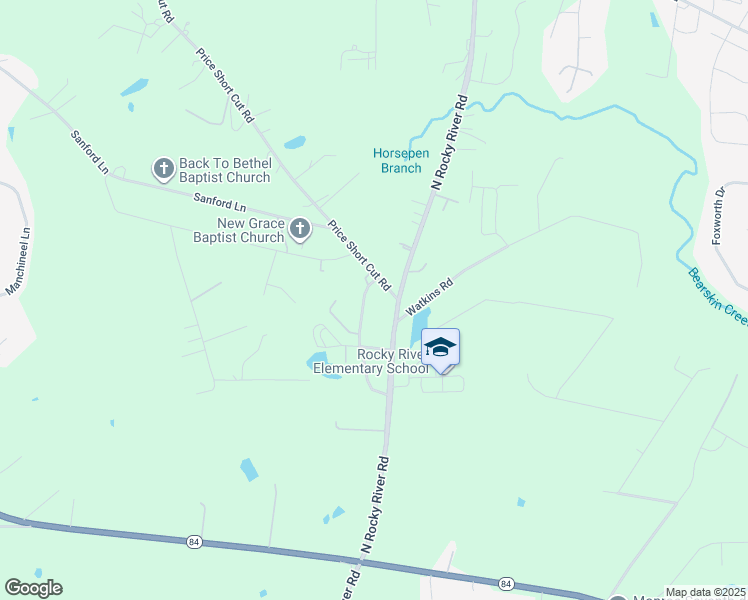 map of restaurants, bars, coffee shops, grocery stores, and more near 618 Charles Franklin Street in Monroe