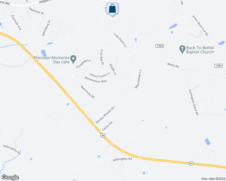 map of restaurants, bars, coffee shops, grocery stores, and more near 4407 Marys Point Road in Monroe
