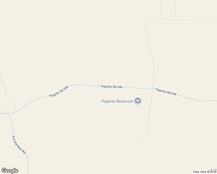 map of restaurants, bars, coffee shops, grocery stores, and more near Pajarito Road Southwest in Albuquerque