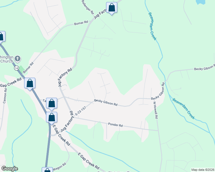 map of restaurants, bars, coffee shops, grocery stores, and more near 402 Panther Court in Greer