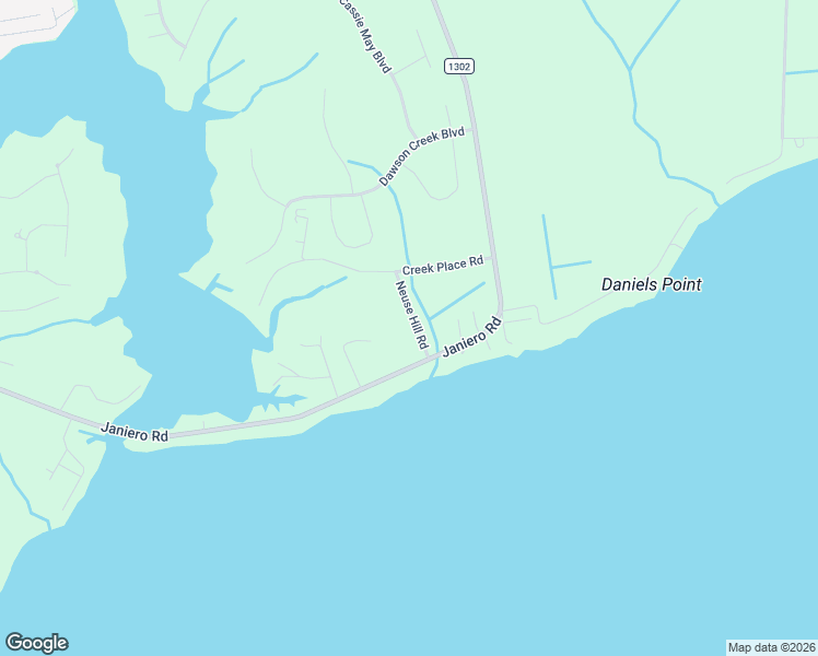 map of restaurants, bars, coffee shops, grocery stores, and more near 79 Neuse Hill Rd in Oriental