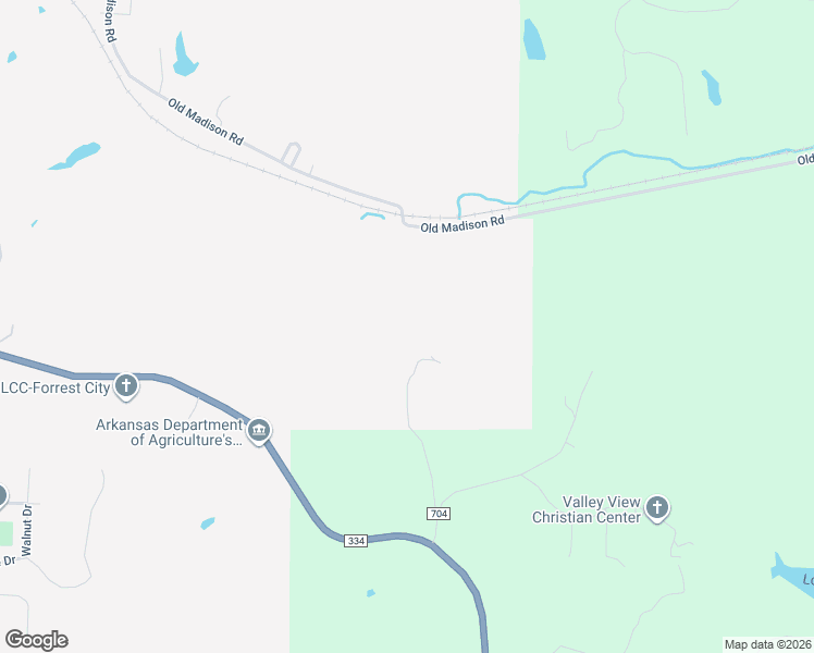 map of restaurants, bars, coffee shops, grocery stores, and more near 3572 State Highway 334 in Forrest City