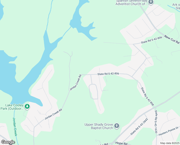 map of restaurants, bars, coffee shops, grocery stores, and more near 374 Jordan Creek Road in Inman