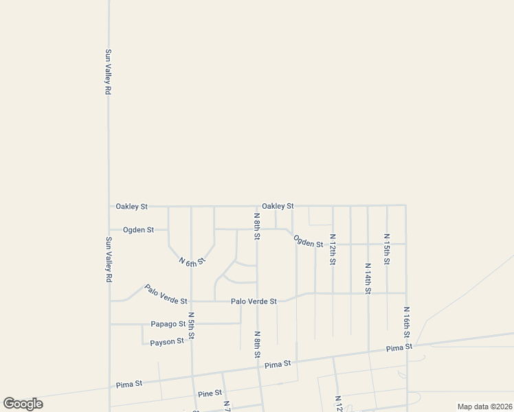 map of restaurants, bars, coffee shops, grocery stores, and more near Oakley Street in Sun Valley