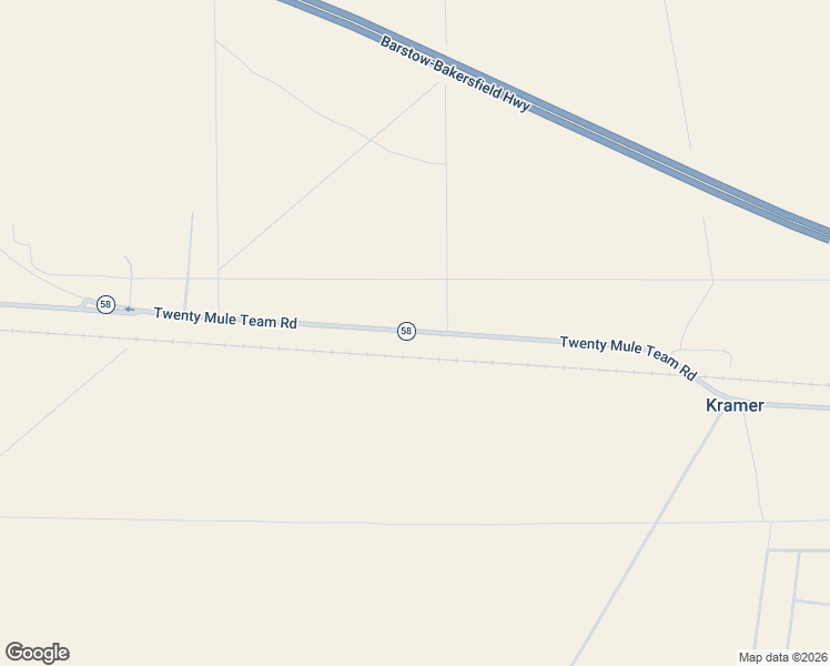 map of restaurants, bars, coffee shops, grocery stores, and more near 3248 California 58 in Boron