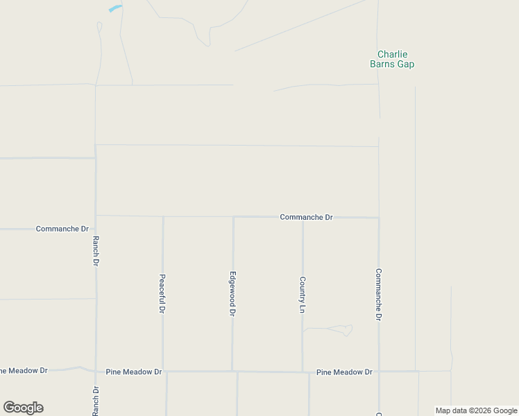 map of restaurants, bars, coffee shops, grocery stores, and more near Comanche Road in Pinehill
