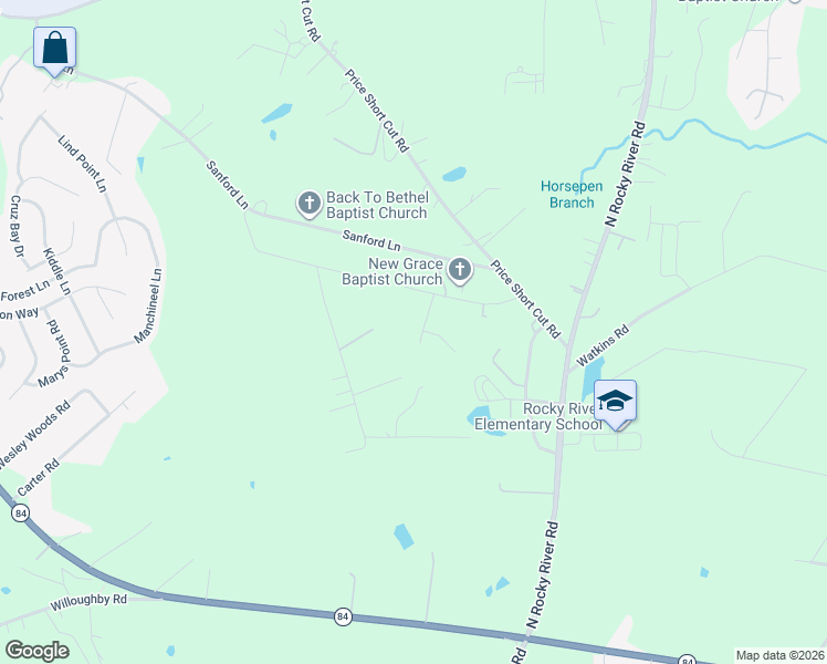 map of restaurants, bars, coffee shops, grocery stores, and more near 514 Meadowview Drive in Monroe