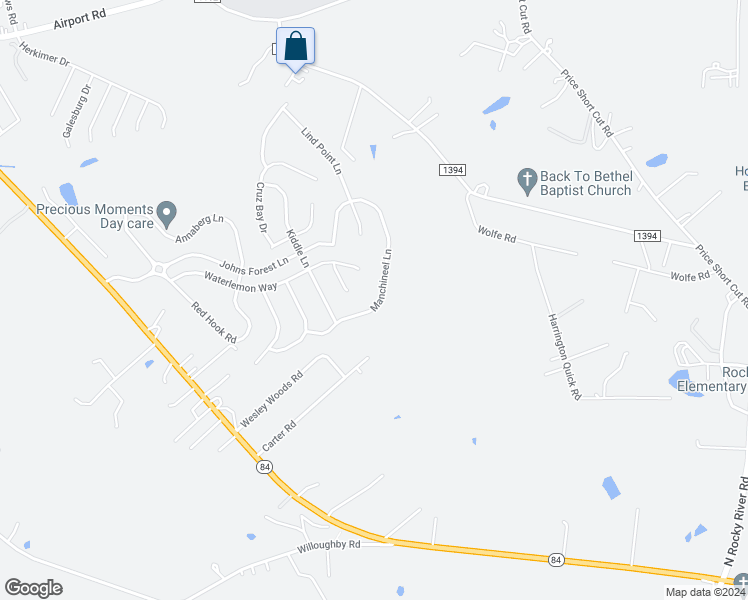 map of restaurants, bars, coffee shops, grocery stores, and more near 4826 Manchineel Lane in Monroe