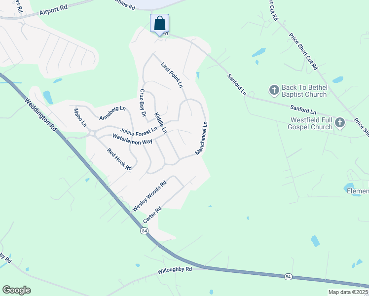 map of restaurants, bars, coffee shops, grocery stores, and more near 4916 Manchineel Lane in Monroe