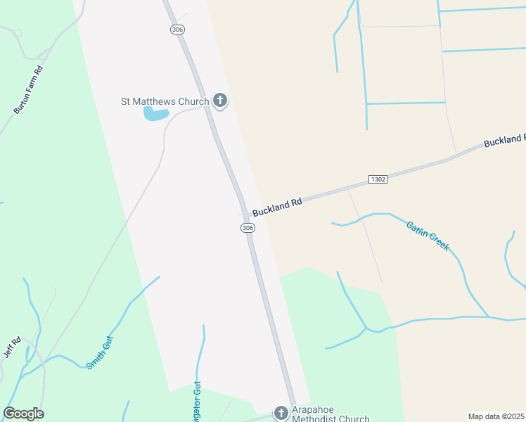 map of restaurants, bars, coffee shops, grocery stores, and more near State Road 1302 in Arapahoe
