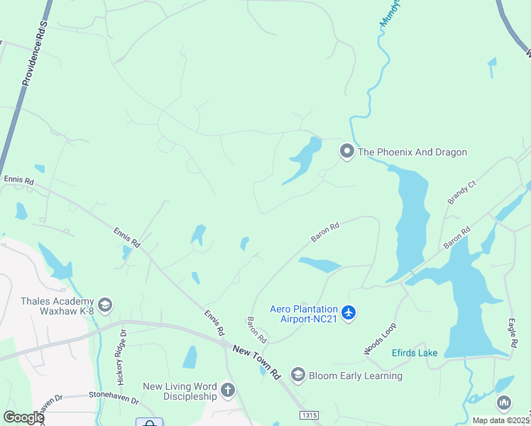map of restaurants, bars, coffee shops, grocery stores, and more near 710 Lochaven Road in Waxhaw