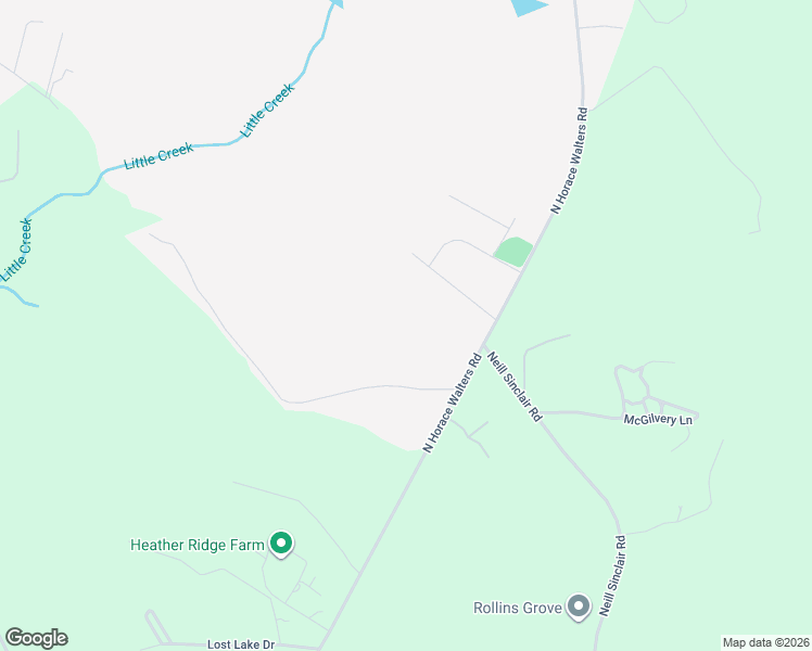 map of restaurants, bars, coffee shops, grocery stores, and more near 1505 North Horace Walters Road in Raeford