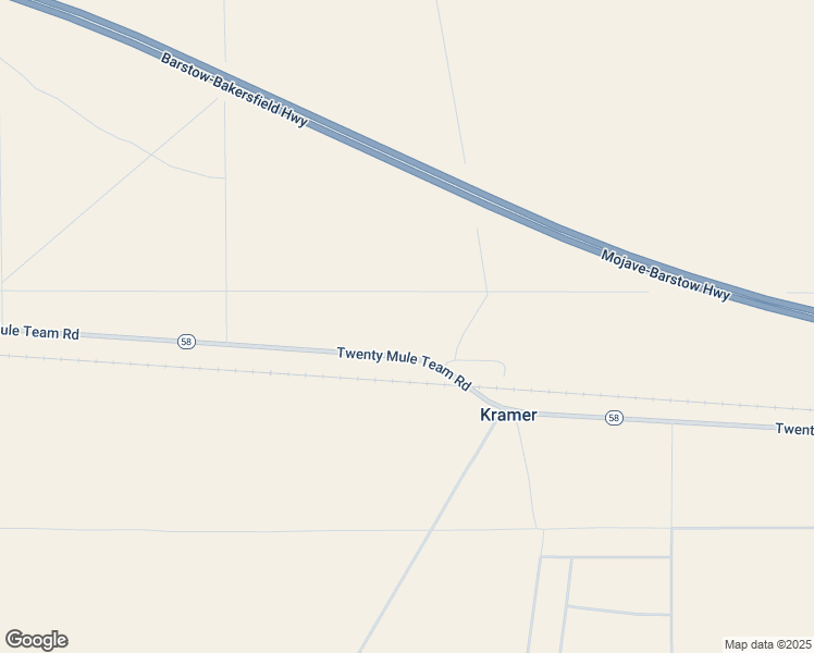 map of restaurants, bars, coffee shops, grocery stores, and more near 26962 Twenty Mule Team Road in Boron