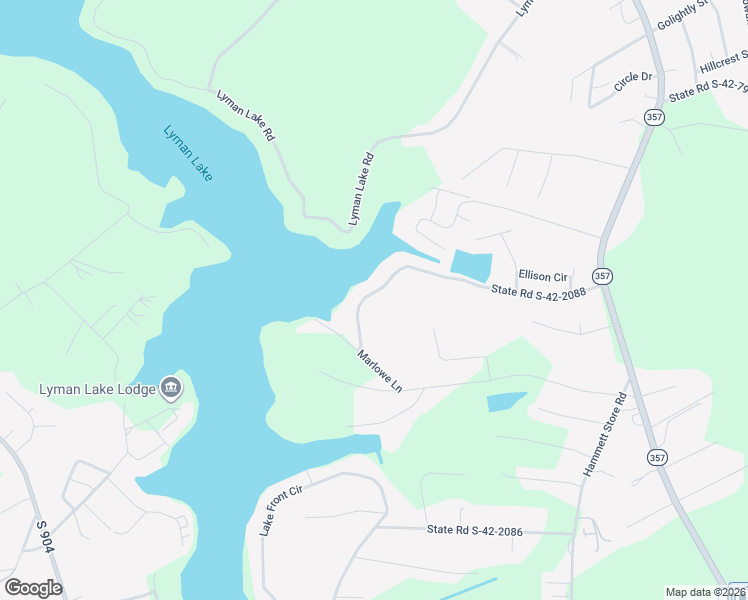 map of restaurants, bars, coffee shops, grocery stores, and more near 200 State Road S-42-2088 in Lyman