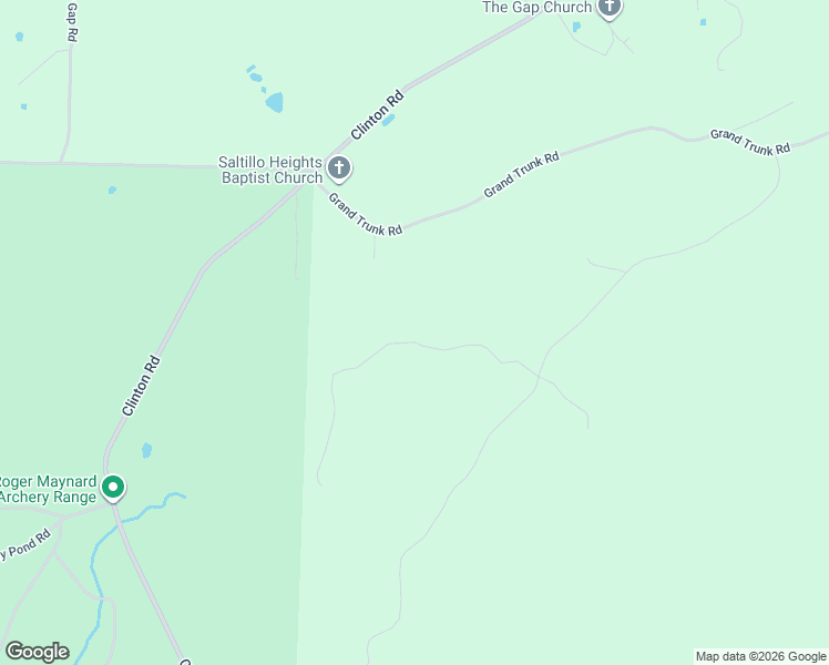map of restaurants, bars, coffee shops, grocery stores, and more near 18 Grand Trunk Road in Conway