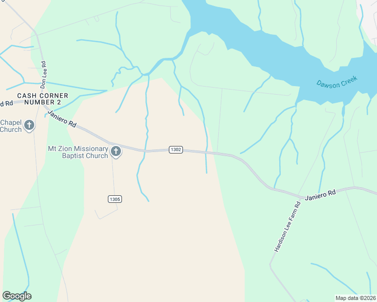 map of restaurants, bars, coffee shops, grocery stores, and more near State Road 1302 in Pamlico