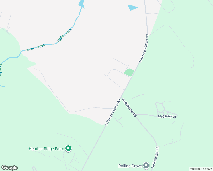 map of restaurants, bars, coffee shops, grocery stores, and more near 1505 North Horace Walters Road in Raeford