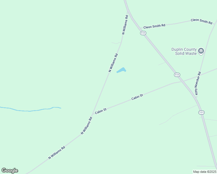 map of restaurants, bars, coffee shops, grocery stores, and more near 1416 North Williams Road in Pink Hill