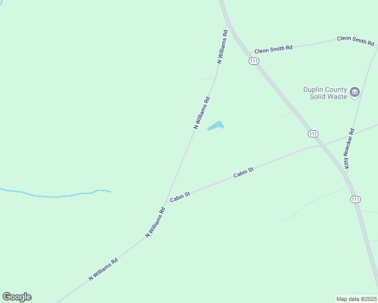 map of restaurants, bars, coffee shops, grocery stores, and more near 1416 North Williams Road in Pink Hill