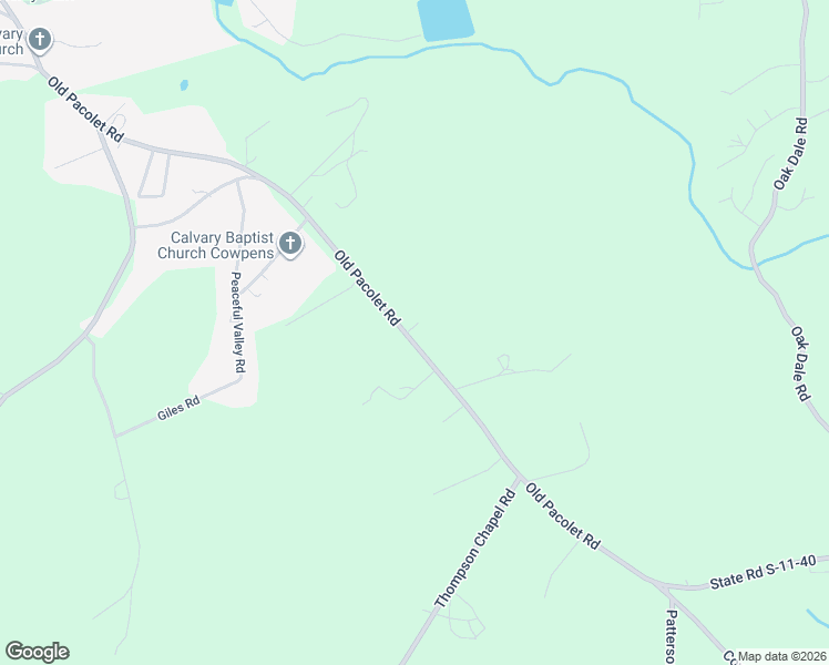 map of restaurants, bars, coffee shops, grocery stores, and more near 1581 Old Pacolet Road in Spartanburg