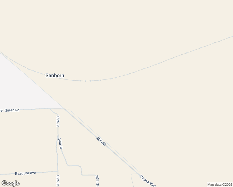 map of restaurants, bars, coffee shops, grocery stores, and more near 20th Street in Mojave