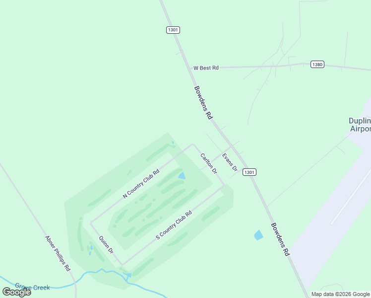 map of restaurants, bars, coffee shops, grocery stores, and more near 129 North Country Club Road in Kenansville
