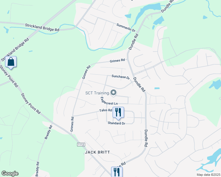 map of restaurants, bars, coffee shops, grocery stores, and more near 3645 Heatherbrooke Drive in Fayetteville