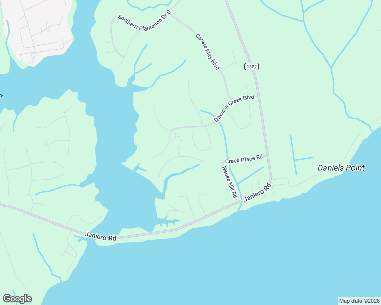 map of restaurants, bars, coffee shops, grocery stores, and more near 195 Corrolla Loop Road in Oriental