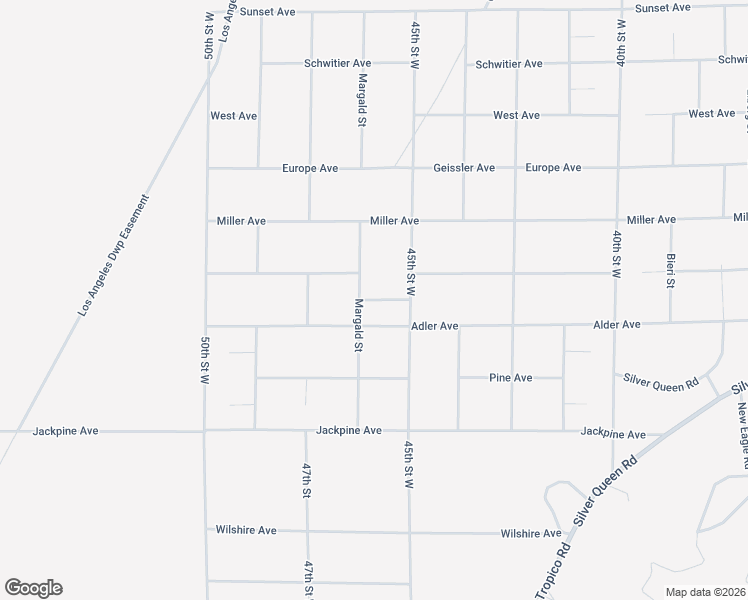 map of restaurants, bars, coffee shops, grocery stores, and more near Margald Street in Mojave