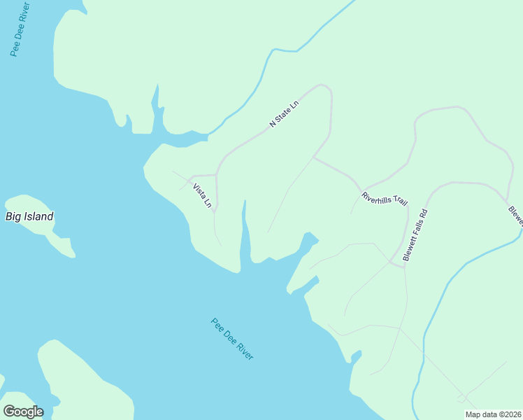 map of restaurants, bars, coffee shops, grocery stores, and more near 117 North State Lane in Rockingham