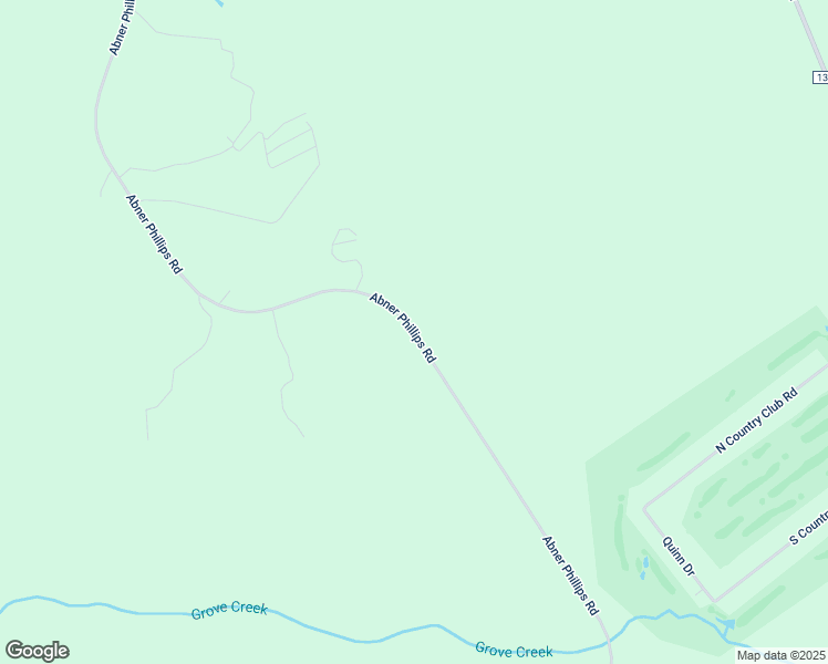 map of restaurants, bars, coffee shops, grocery stores, and more near Abner Phillips Road in Warsaw