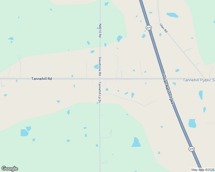 map of restaurants, bars, coffee shops, grocery stores, and more near 10319 Tannehill Road in McAlester