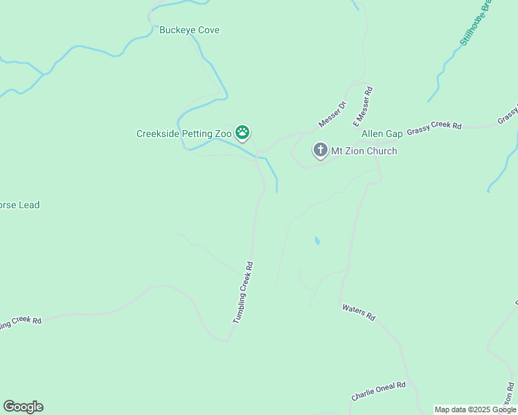 map of restaurants, bars, coffee shops, grocery stores, and more near 842 Tumbling Creek Road in Copperhill