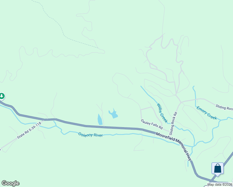 map of restaurants, bars, coffee shops, grocery stores, and more near 343 Gauley Falls Road in Pickens