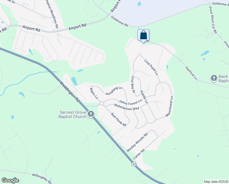 map of restaurants, bars, coffee shops, grocery stores, and more near 404 Annaberg Lane in Monroe