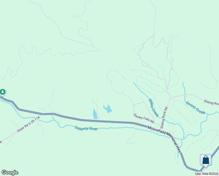 map of restaurants, bars, coffee shops, grocery stores, and more near 343 Gauley Falls Road in Pickens