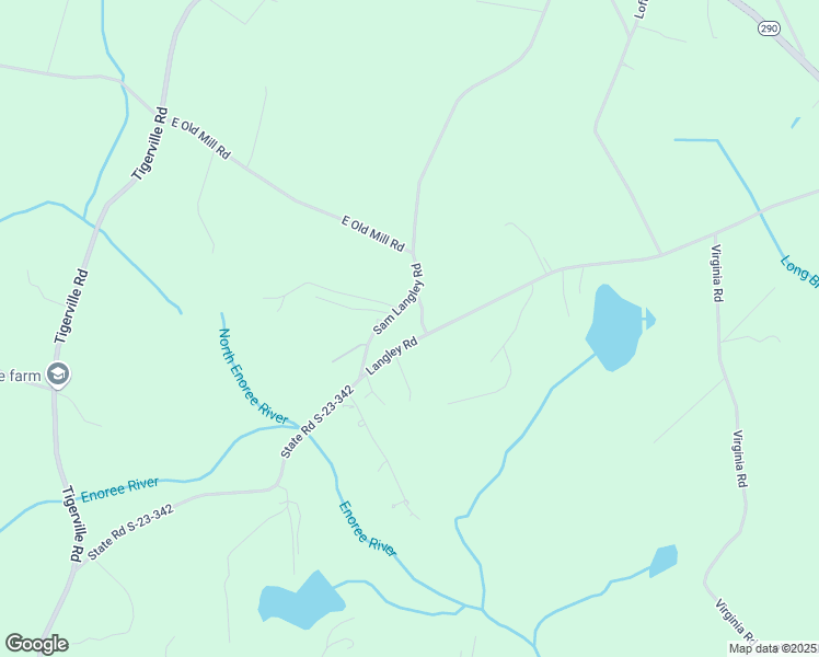 map of restaurants, bars, coffee shops, grocery stores, and more near 309 Langley Road in Travelers Rest